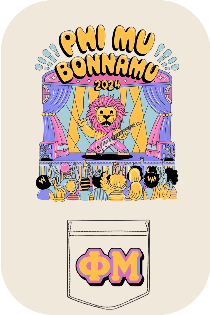 Custom Phi Mu Bonnamu