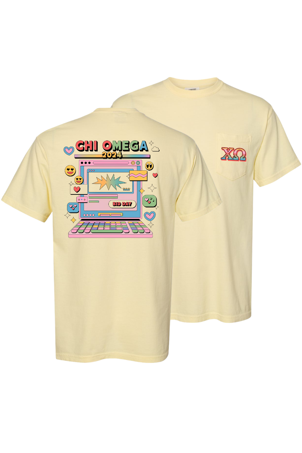 Custom Chi Omega Bid Day