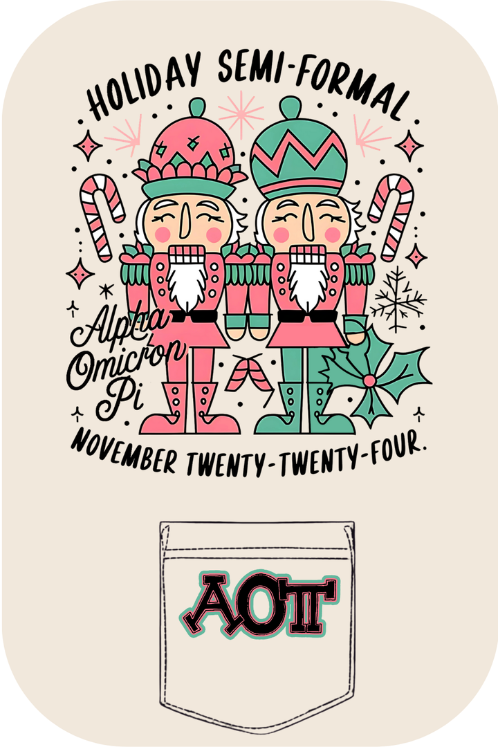 Custom Holiday Semi-Formal Alpha Omicron Pi
