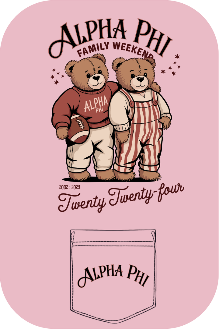 Custom Alpha Phi Family Weekend
