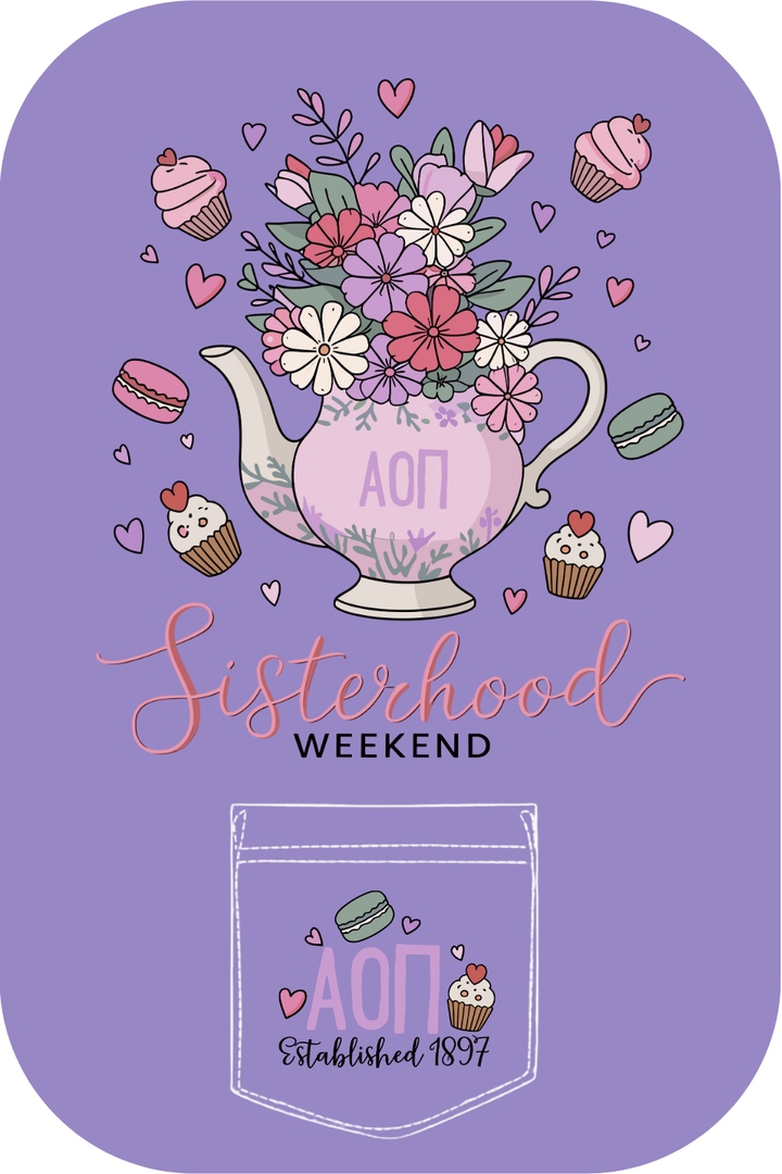 Custom Alpha Omicron Pi Sisterhood Weekend
