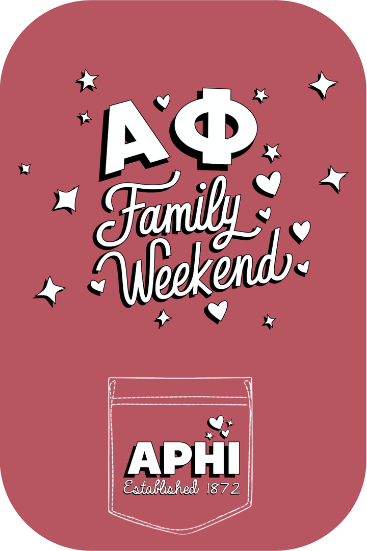 Custom Alpha Phi Family Weekend