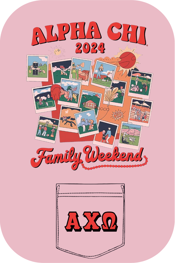 Custom Alpha Chi Omega Family Weekend