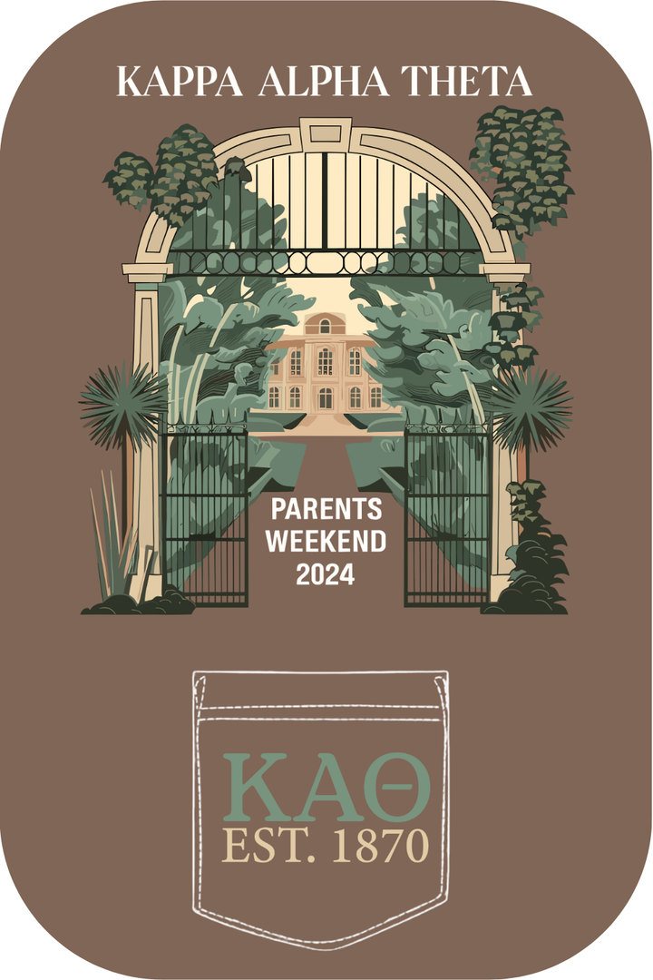 Custom Kappa Alpha Theta Parents Weekend