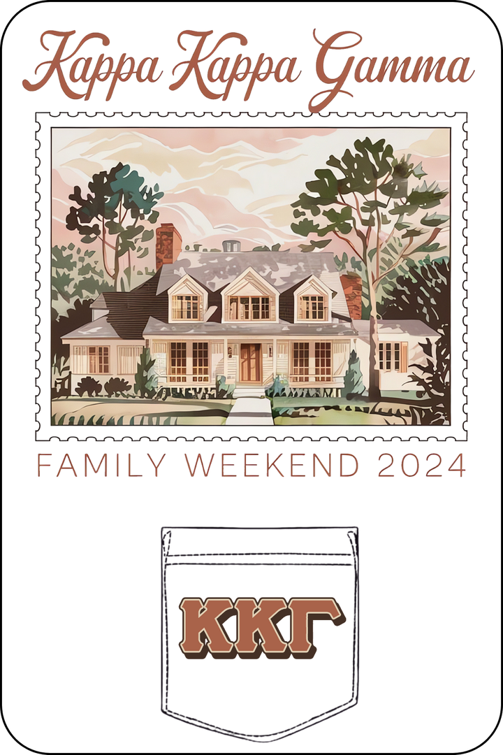 Custom Kappa Kappa Gamma Family Weekend