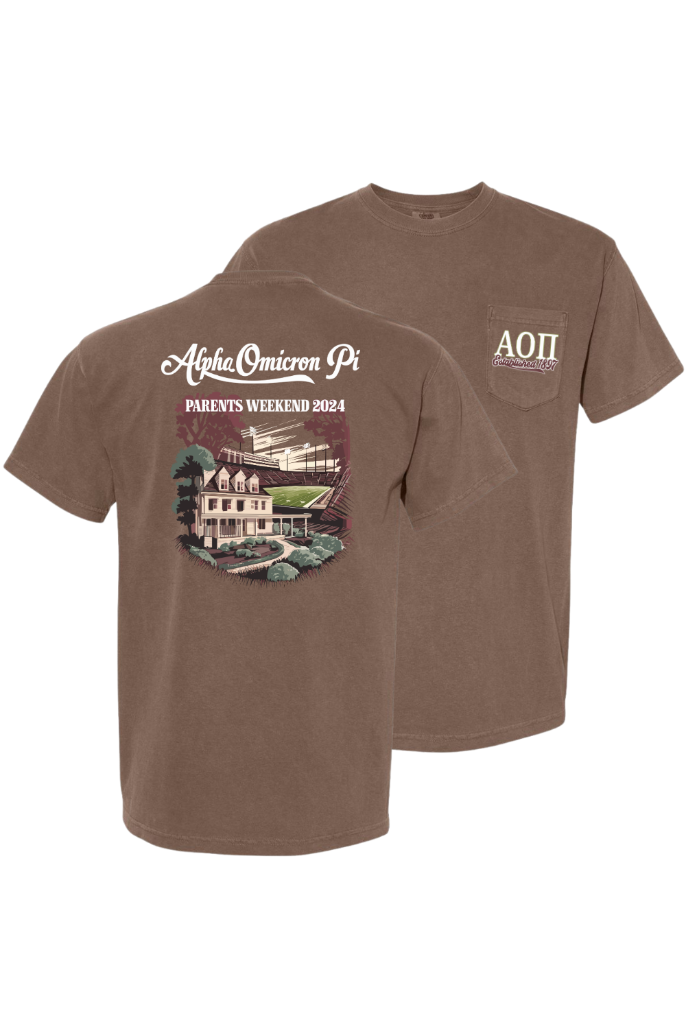 Custom Alpha Omicron Pi Parents Weekend