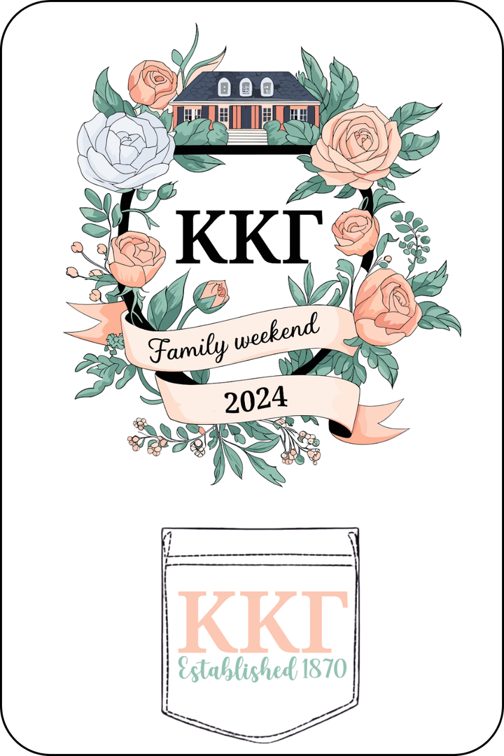 Custom Kappa Kappa Gamma Family Weekend