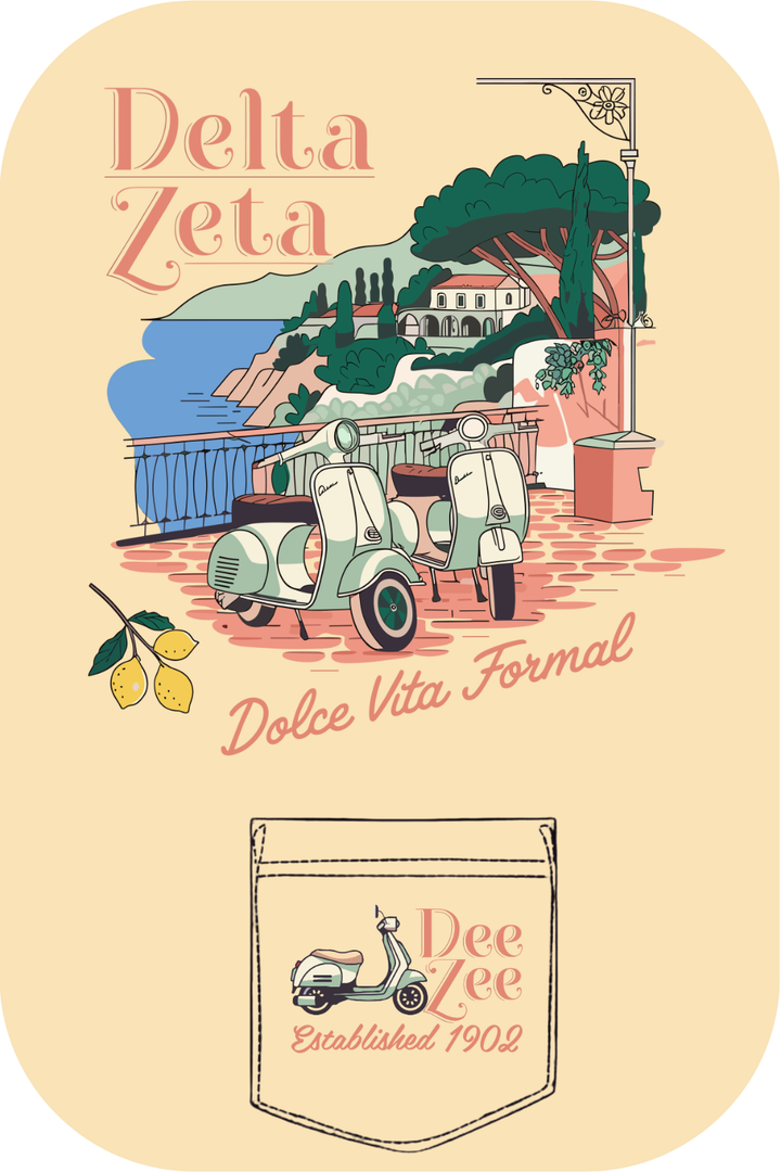 Custom Delta Zeta Dolce Vita Formal