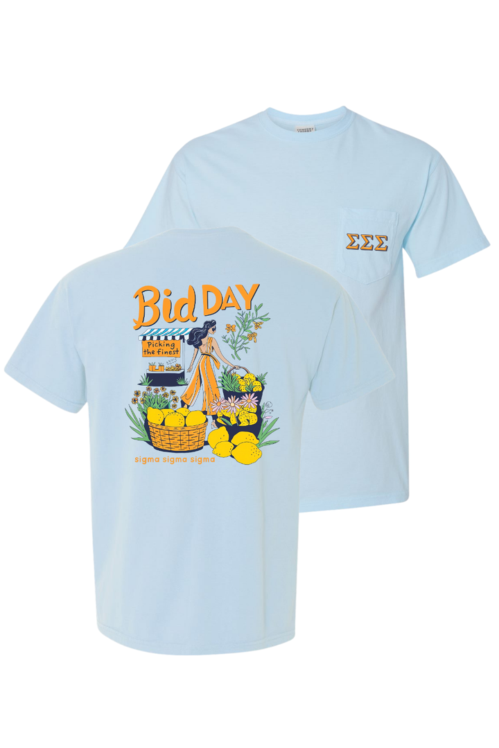Custom Bid Day Sigma Sigma Sigma