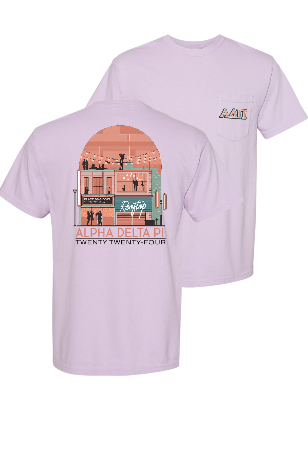 Custom Black Diamond Formal Alpha Delta Pi