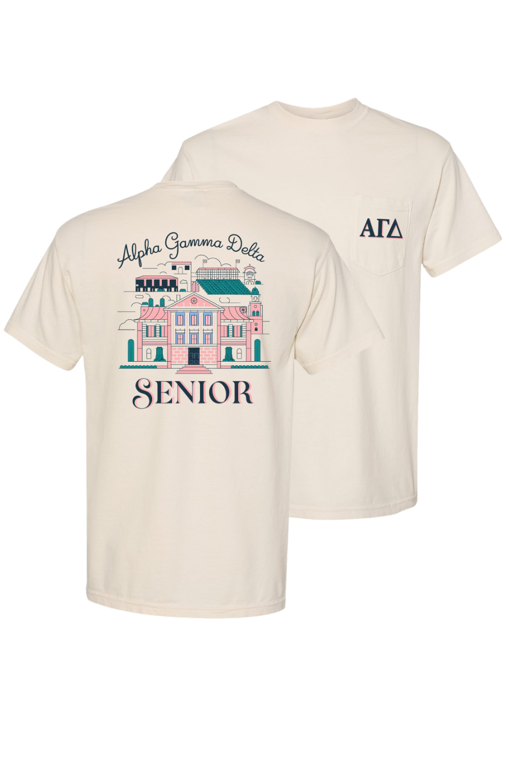 Custom Alpha Gamma Delta Senior