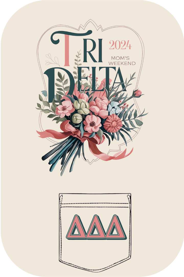 Custom Tri Delta Mom's Weekend