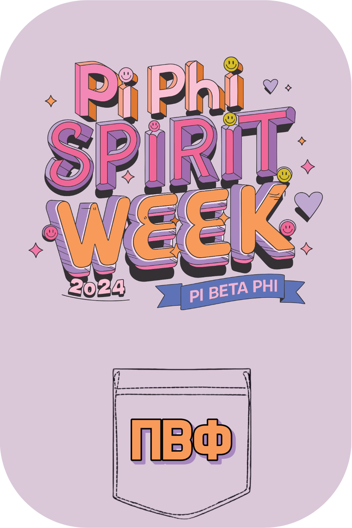 Custom Pi Phi Spirit Week
