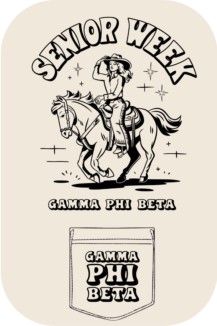 Custom Senior Week Gamma Phi Beta