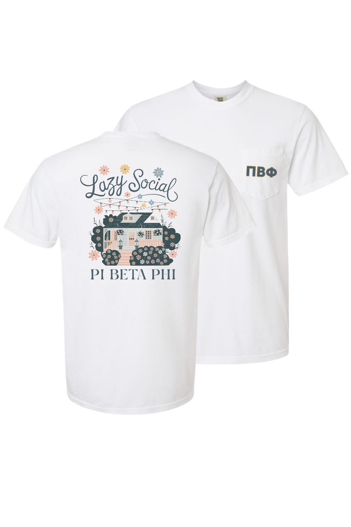 Custom Lazy Social Pi Beta Phi