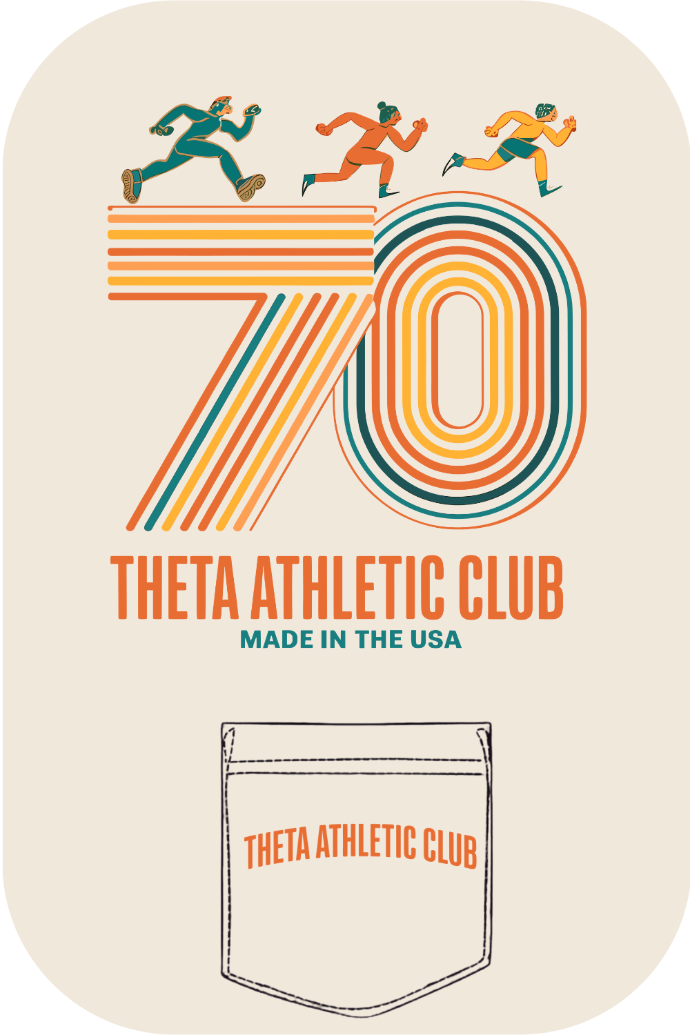 Custom Theta Athletic Club Made In The USA