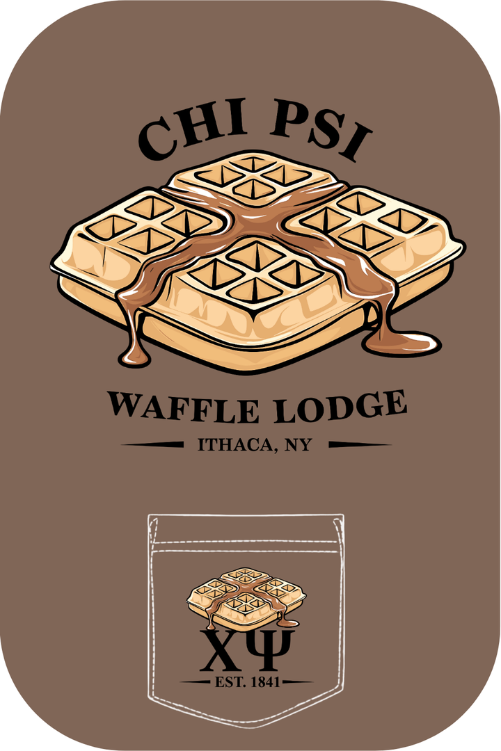 Custom Chi Psi Waffle Lodge Ithaca