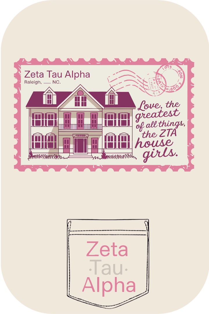 Custom Zeta Tau Alpha House Girls