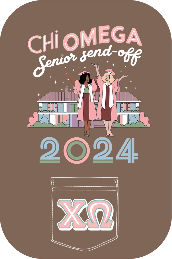 Custom Chi Omega Senior Send-Off