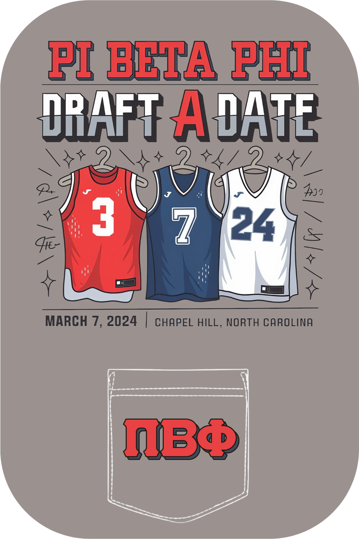 Custom Pi Beta Phi Draft A Date