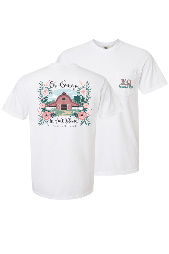 Custom Chi Omega In Full Bloom