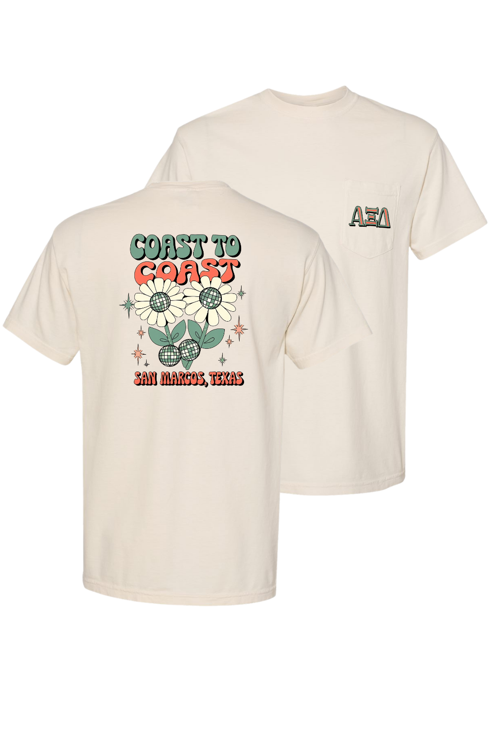 Custom Coast To Coast Alpha Xi Delta