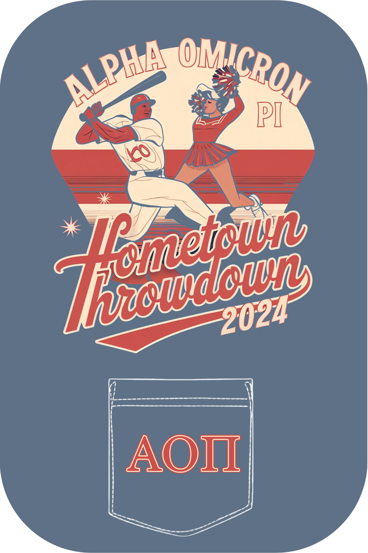 Custom Alpha Omicron Pi Hometown Throwdown