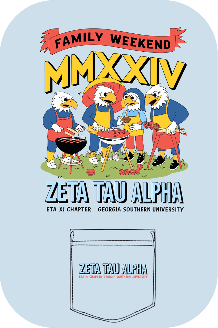 Custom Family Weekend Zeta Tau Alpha