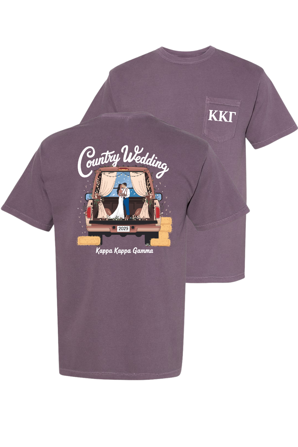Custom Country Wedding Kappa Kappa Gamma