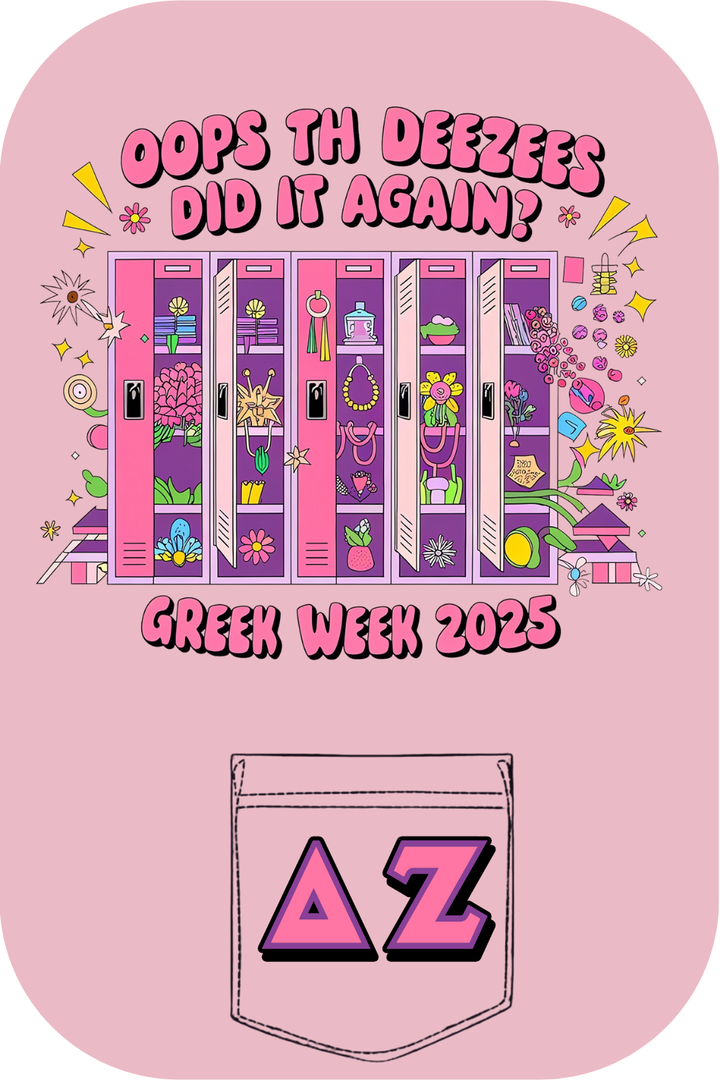 Custom Delta Zeta Greek Week