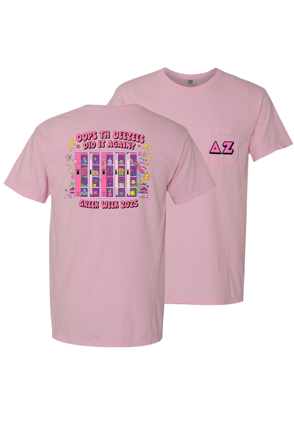 Custom Delta Zeta Greek Week