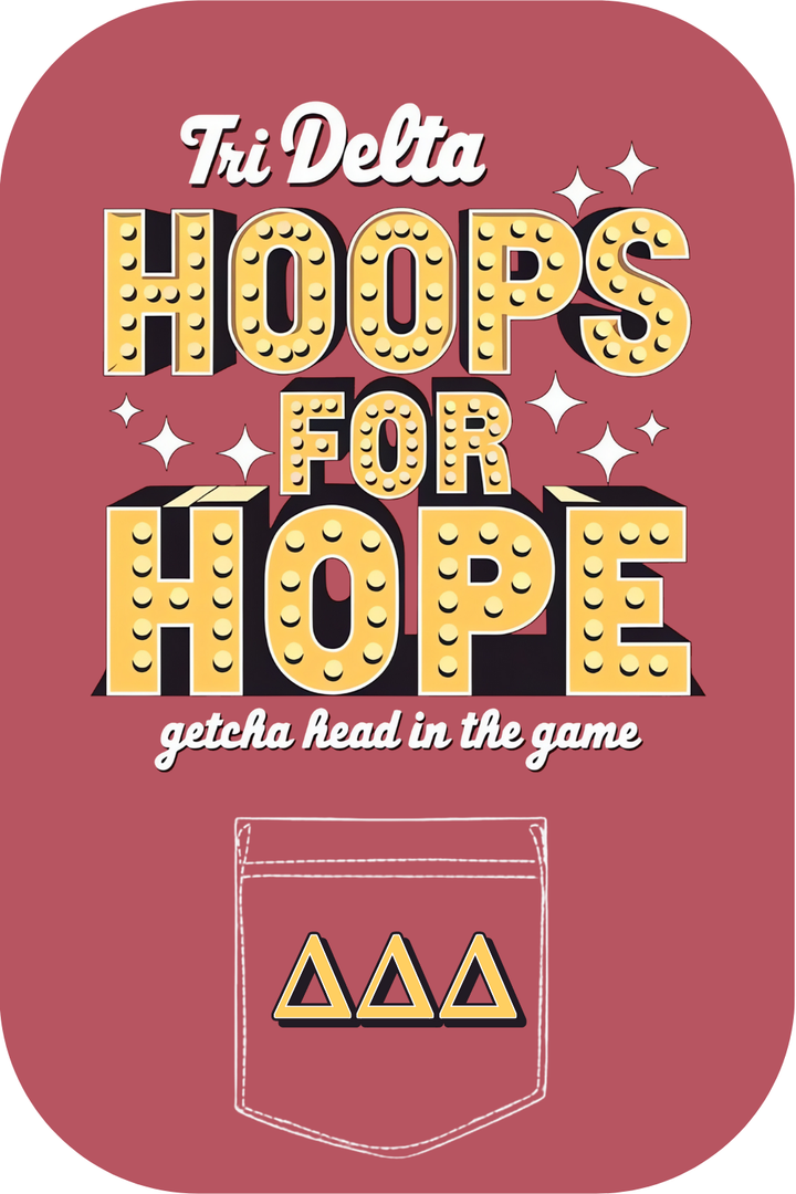 Custom Tri Delta Hoops For Hope
