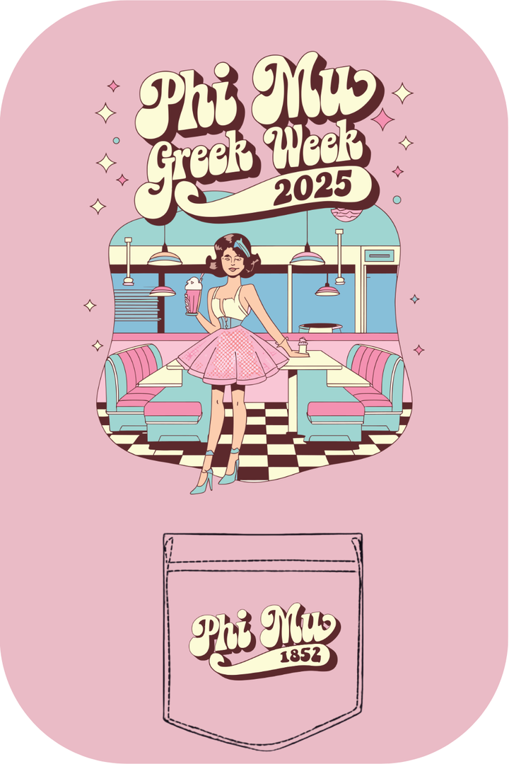 Custom Phi Mu Greek Week