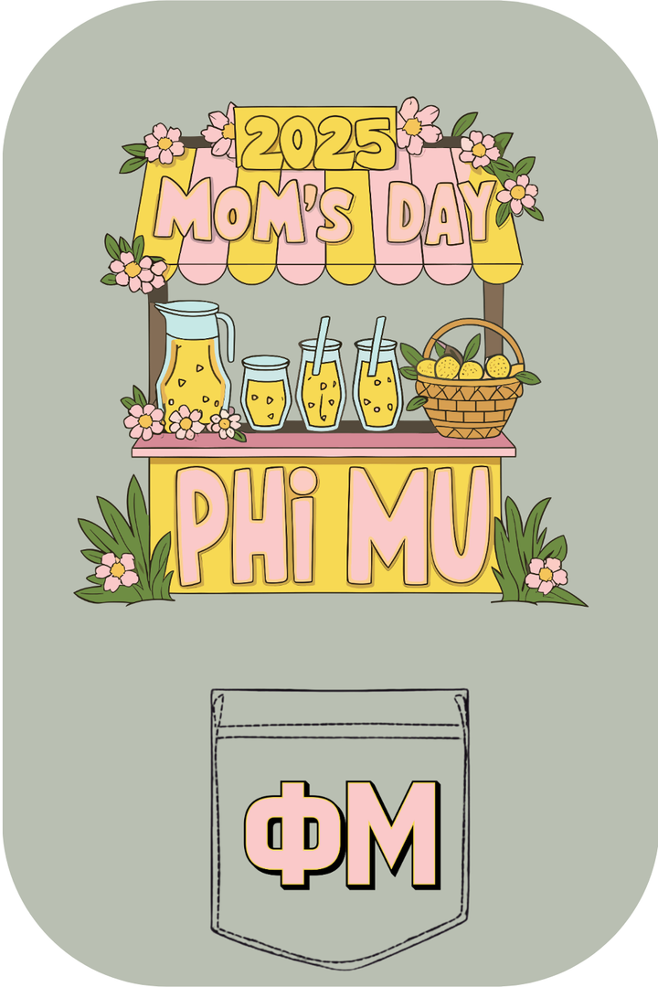 Custom Mom's Day Phi Mu