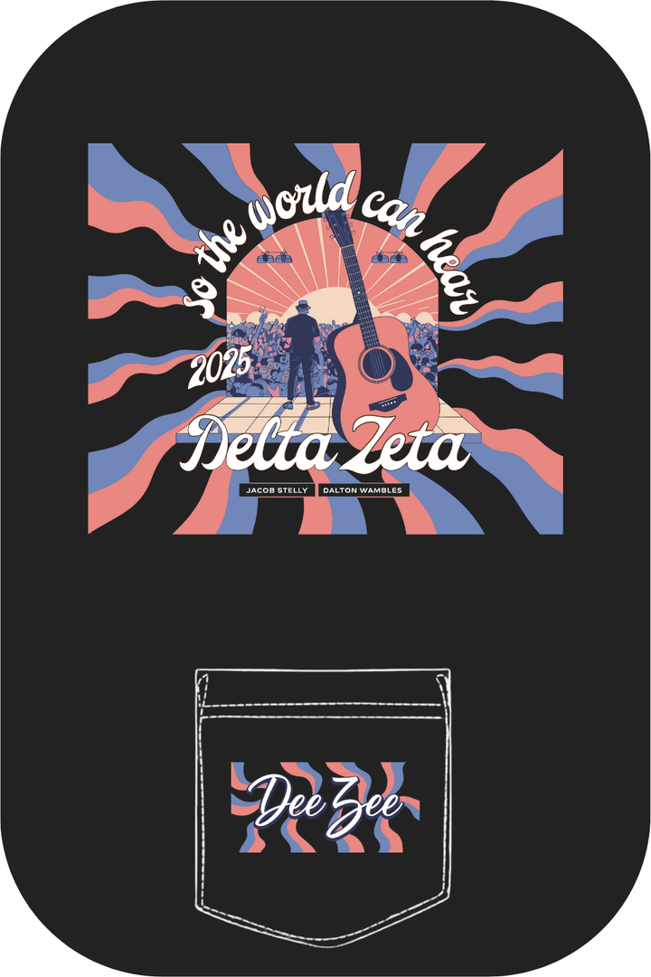 Custom So The World Can Hear Delta Zeta