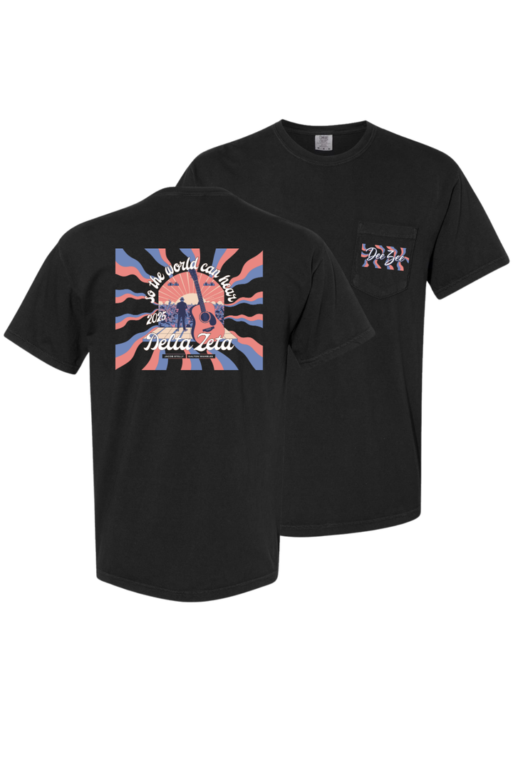 Custom So The World Can Hear Delta Zeta