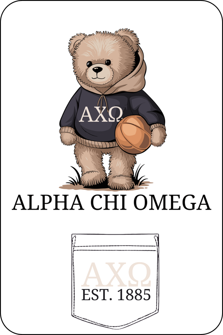 Custom Alpha Chi Omega Bear