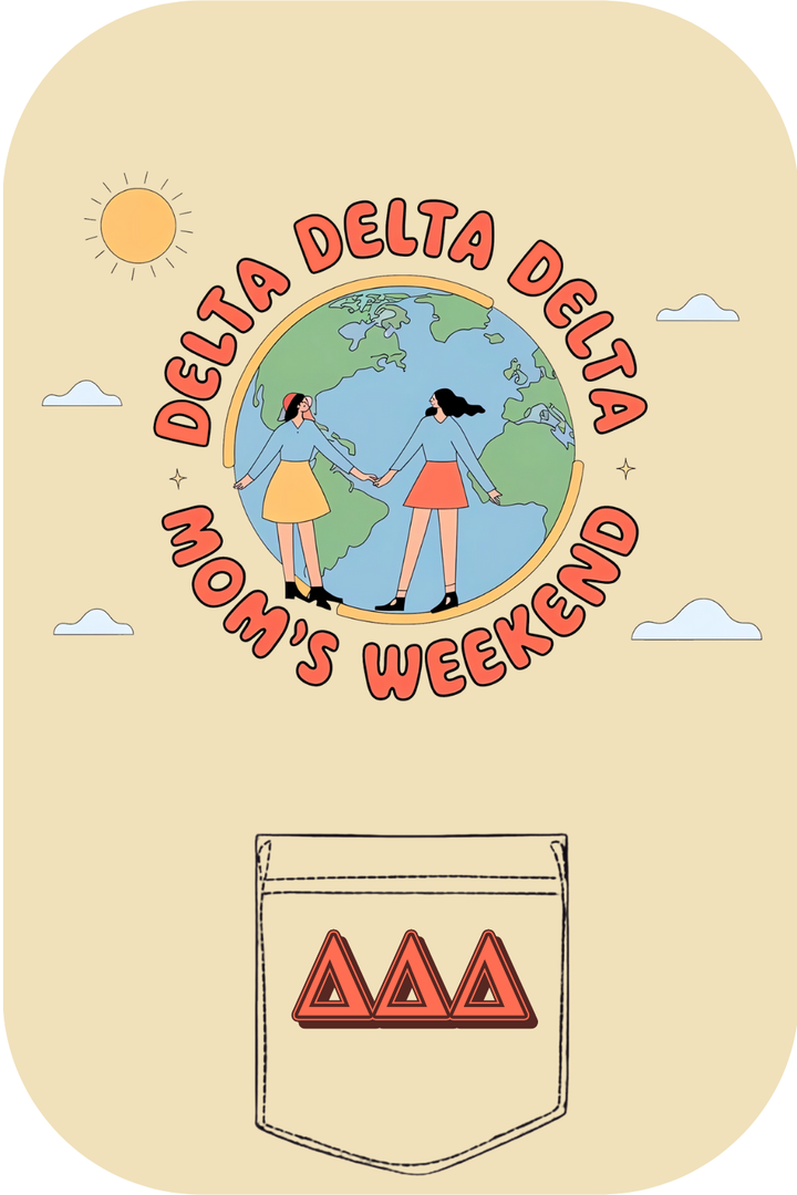 Custom Delta Delta Delta Mom's Weekend