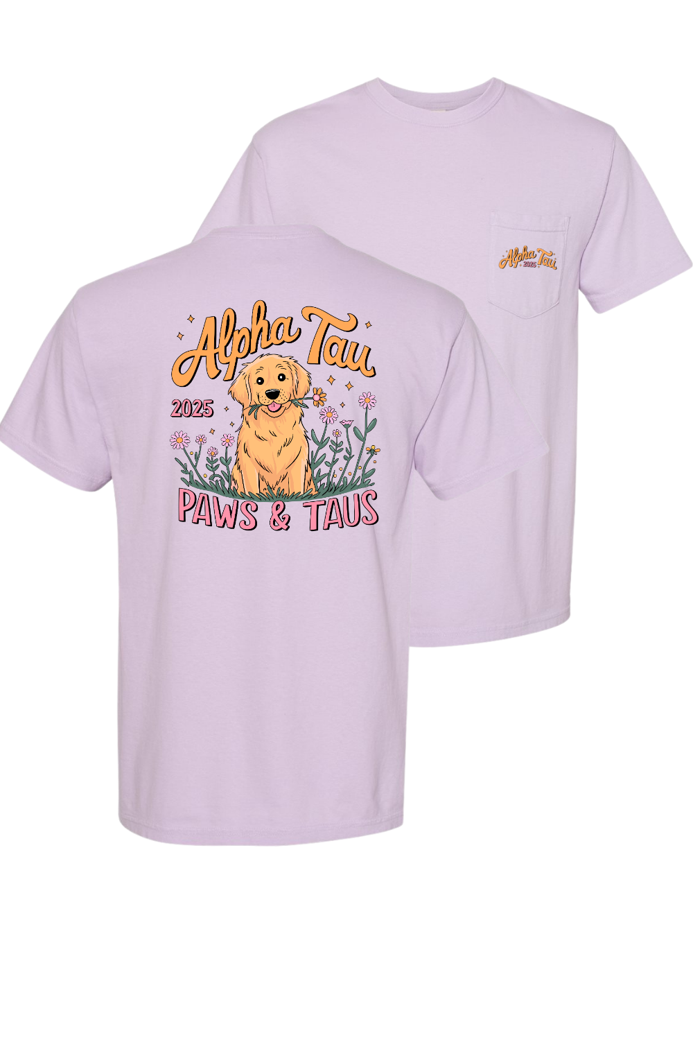 Custom Alpha Tau Paws & Taus