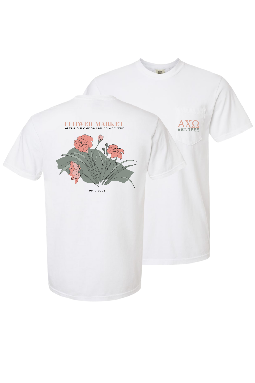 Custom Flower Market Alpha Chi Omega Ladies Weekend