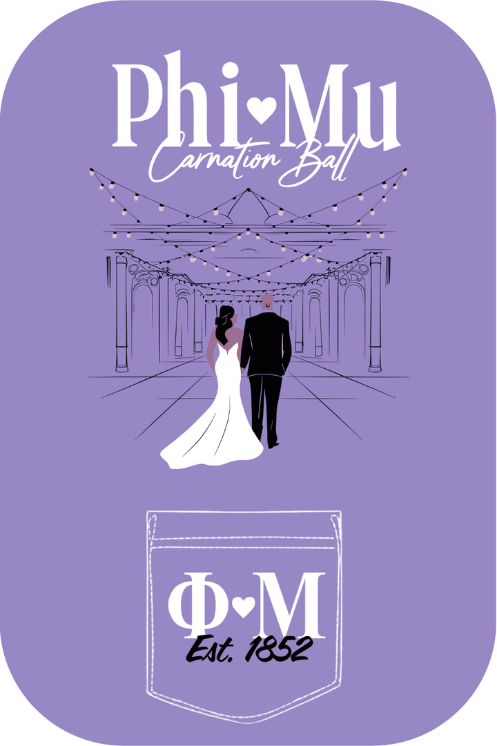 Custom Phi Mu Carnation Ball