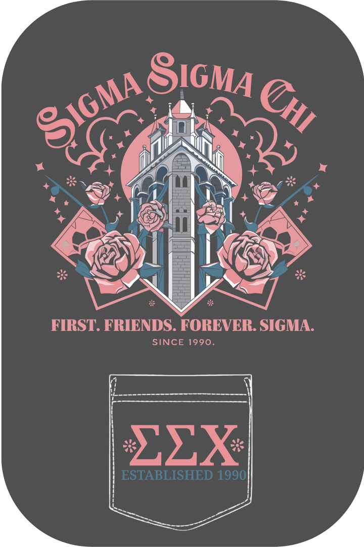 Custom Sigma Sigma Chi First Friends Forever Sigma