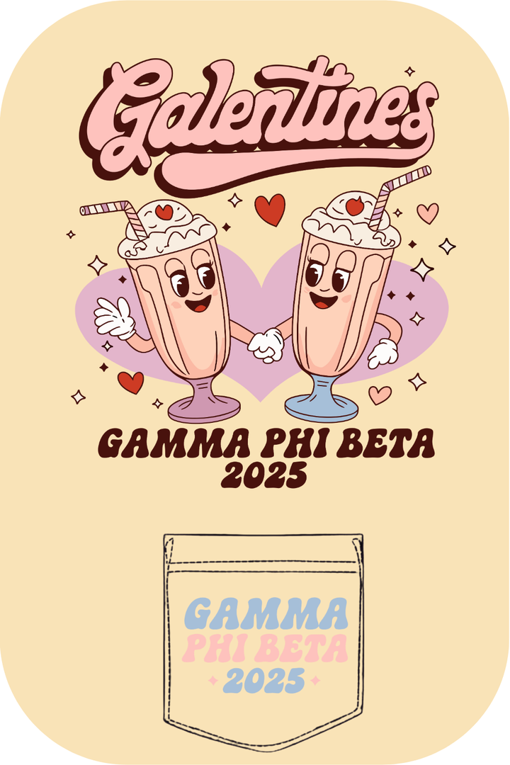 Custom Galentines Gamma Phi Beta