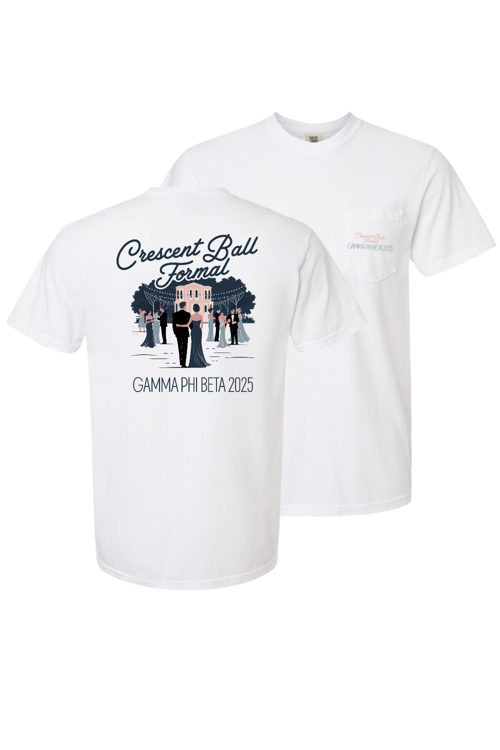 Custom Crescent Ball Formal Gamma Phi Beta