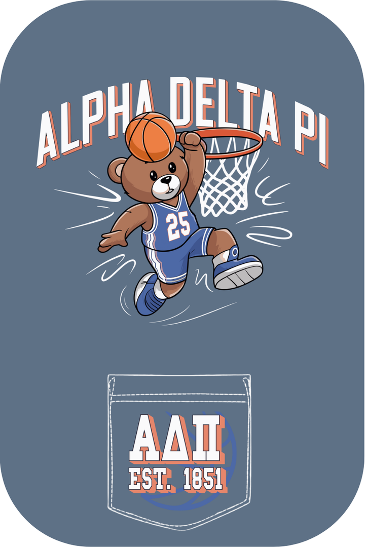 Custom Alpha Delta Pi Basketball