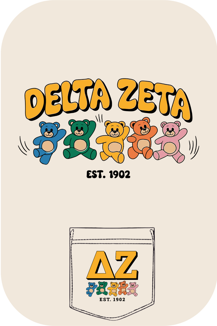 Custom Delta Zeta Bears Party