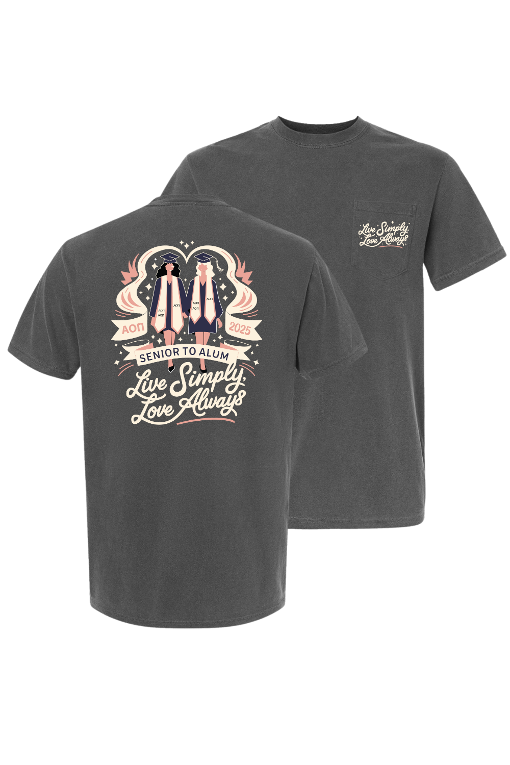 Custom Senior To Alum Live Simple, Love Always