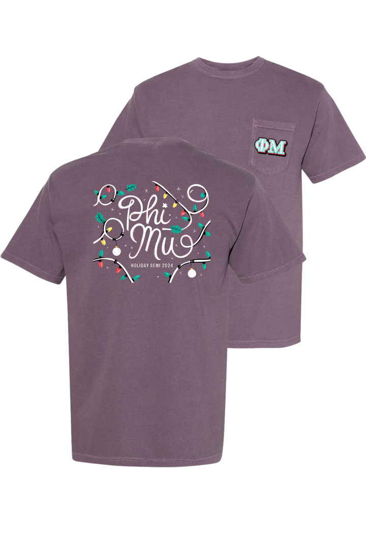 Custom Phi Mu Holiday Semi