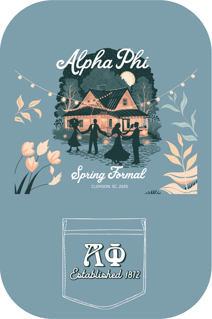 Custom Alpha Phi Spring Formal