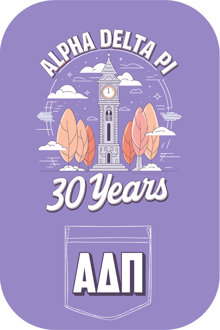 Custom Alpha Delta Pi 30 Years